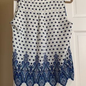 Blue & White Tank Top!